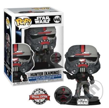 Funko POP Star Wars: Across the Galaxy - The Bad Batch Hunter with Pin (limited exclusive edition), Funko, 2021
