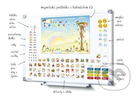 Kalendář magnetický Školka (114 ks magnetek)