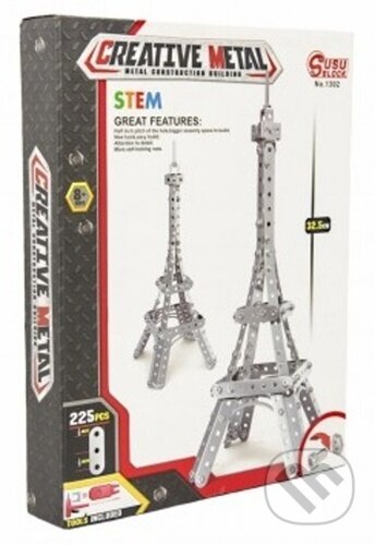 Stavebnice kovová - Eiffelova věž, Bonaparte, 2021