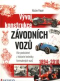 Kniha: Vývoj konstrukce závodních vozů (Václav Pauer). Grada, 2011