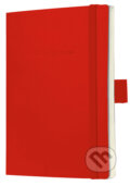 Notebook CONCEPTUM softcover červený 9,3 x 14 cm linajkový (Sigel)