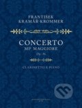 Kniha: Koncert Es dur pro klarinet a orchestr op. 36 (František Kramář-Krommer). Bärenreiter Praha, 2021