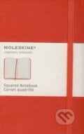 Moleskine - malý červený zápisník (štvorčekový)