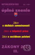 Zákon o službách zamestnanosti, zákon o inšpekcii práce - Aktualizácia III/5, Poradca s.r.o., 2011