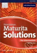 Kniha: Maturita Solutions: Pre-Intermediate - Student's Book + Online Pack (SK Edition) (Paul A. Davies a Tim Falla). Oxford University Press, 2017