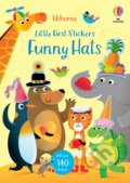 Kniha: Little First Stickers Funny Hats (Jessica Greenwell). Usborne, 2021