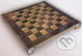 Šachy kovové Alexander Veľký - hnedá, 