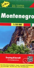 Montenegro 1:150 000, freytag&berndt, 2018