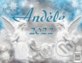 Stolní kalendář Andělé 2022 - Jitka Saniová, Ottovo nakladatelství, 2021