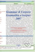 Gramatika a korpus 2007 - František Štícha, Academia, 2008