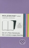 Moleskine - sada 2 vreckových čistých zápisníkov Volant (mäkká väzba) - fialový, Moleskine