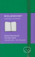 Moleskine - extra malý linajkový zápisník (zelený), Moleskine