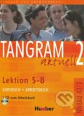 Tangram aktuell 2 (Lektion 5 - 8) - Kursbuch + Arbeitsbuch - Rosa-Maria Dallapiazza, Eduard von Jan, Til Schönherr, 2005