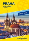 Praha - 1:15 000 atlas města, Kartografie Praha, 2021