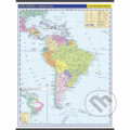 Jižní Amerika - školní nástěnná politická mapa 1:10 mil./96x126,5 cm, Kartografie Praha, 2006