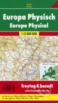 Európa nástenná fyzická mapa (freytag&berndt). freytag&berndt, 2014