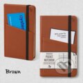 Bookaroo Kapesní zápisník A6 - hnědý (EPEE)