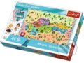 Puzzle: Mapa Slovenska - Edukačné (Trefl). Trefl, 2021