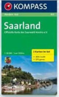 Saarland 825 ,2 mapy / 1:50T NKOM, Kompass, 2013
