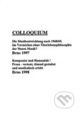 Colloquium - Petr Macek, Muni Press, 1999