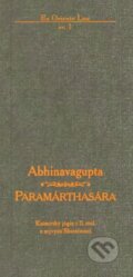 Kniha: Paramárthasára (Abhinavagupta). Šivašakti, 1998