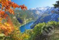Puzzle: Navy blue lake in the Alps (Castorland). Castorland