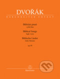 Biblické písně vyšší hlas, op. 99 - Antonín Dvořák, Bärenreiter Praha, 2021