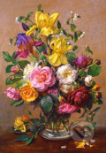 Puzzle: Summer Flowers in a Glass Vase (Albert Williams). Castorland