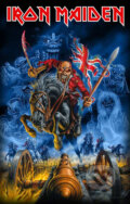 Textilný plagát - vlajka Iron Maiden: England, Iron Maiden, 2021