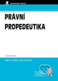 Kniha: Právní propedeutika (Aleš Gerloch a Viktor Knapp). Aleš Čeněk, 2012