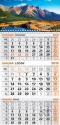 Plánovací trojmesačný kalendár 2013, Press Group, 2012