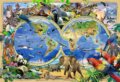 Mapa Království zvířat 2v1, dřevěné, 2022