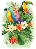 Tropičtí ptáci, dřevěné, WOODENCITY, 2022