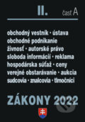 Zákony 2022 II/A - Obchodné právo a živnostenský zákon, Poradca s.r.o., 2022