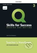 Kniha: Q: Skills for Success: Reading and Writing 3 - Teacher´s Handbook with Teacher´s Access Card, 3rd (Jenny Santamaria Currie)