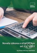 Novela zákona o účtovníctve od 1. 1. 2022, Verlag Dashöfer, 2022