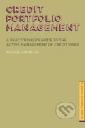 Credit Portfolio Management - Michael Hünseler, Palgrave, 2013