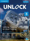 Kniha: Unlock Level 3: Listening, Speaking & Critical Thinking - Student´s Book, Mob App and Online Workbook w/ Downloadable Audio and Video (Sabina Ostrowska)