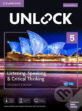 Kniha: Unlock Level 5: Listening, Speaking & Critical Thinking Student´s Book, Mob App and Online Workbook w/ Downloadable Audio and Video (Jessica Williams). Cambridge University Press, 2019