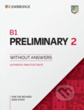 B1 Preliminary 2 Student´s Book without Answers, Cambridge University Press, 2020