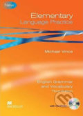 New Elementary Language Practice: Student Book Without Key + CD-ROM Pack - Michael Vince, MacMillan, 2010