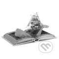 Metal Earth 3D kovový model Moby Dick Book Sculpture, Piatnik, 2021