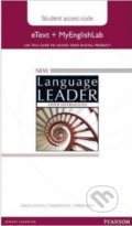New Language Leader Advanced: MyEnglishLab - Student Access Card, Pearson