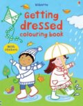 Kniha: Getting Dressed Colouring Book with Stickers (Usborne)