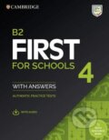 Kniha: B2 First for Schools 4  Authentic Practice Tests (Cambridge University Press)