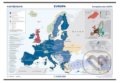 Evropa - Evropská unie a NATO 1:5 000 000 nástěnná mapa, 2022