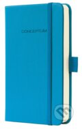 Zápisník CONCEPTUM® design – stredná modrá (A6, linajkový), Sigel, 2013