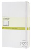 Moleskine – stredný čistý zápisník (pevná väzba) – biely (V)
