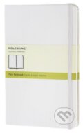 Moleskine – stredný čistý zápisník (pevná väzba) – biely - V, Moleskine