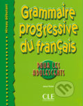 Grammaire progressive du francais pour les adolescents: Débutant Livre + corrigés - Anne Vicher, Cle International, 1999